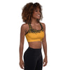 ReInvent | Women's Padded Sports Bra | Breeze | Golden Black