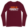 God is Perfect at Using Imperfect People | Unisex Long Sleeve Tee