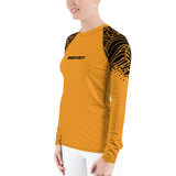 ReInvent | Women's Rash Guard | Golden Black