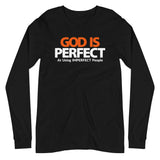 God is Perfect at Using Imperfect People | Unisex Long Sleeve Tee