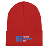 Be Positive, Be Intentional, Be You | Cuffed Beanie