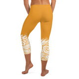 ReInvent | Women's Capri Leggings | Breeze | Gold
