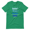 Belief + Trust + Action = Faith | Short-Sleeve Unisex T-Shirt