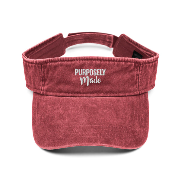 Purposely Made | Unisex Denim Visor