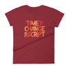 Time to Change The Script | Women's Fitted Short Sleeve T-Shirt