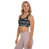 ReInvent | Women's Padded Sports Bra | Black Frost