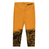 ReInvent | Women's Capri Leggings | Golden Black