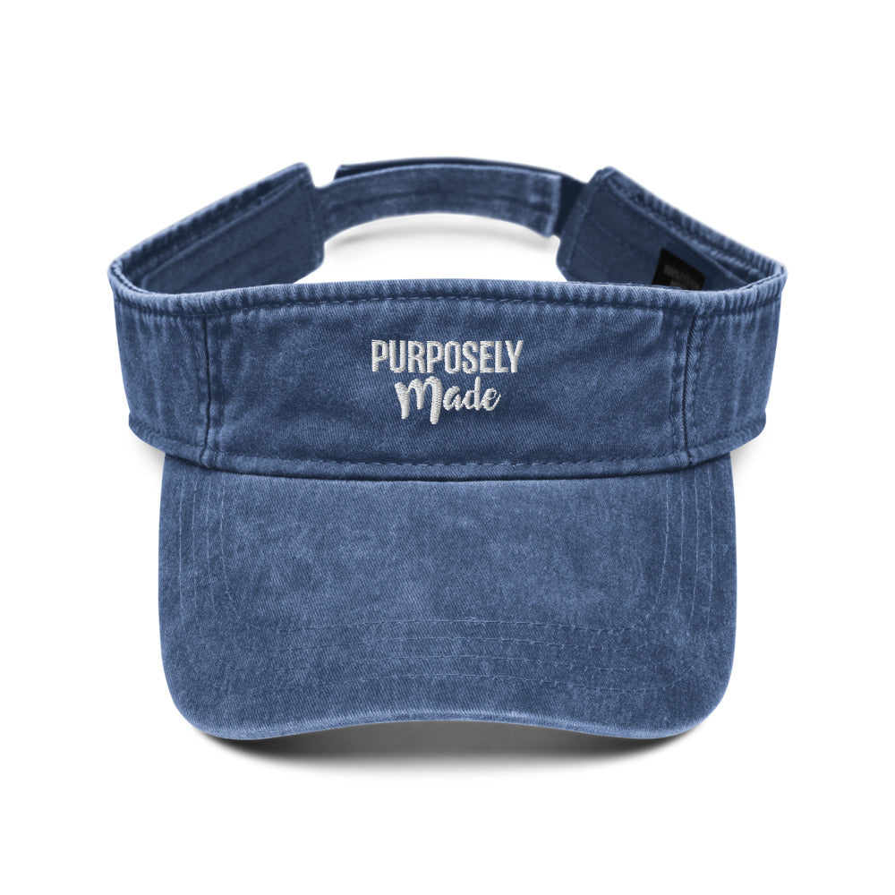 Purposely Made | Unisex Denim Visor