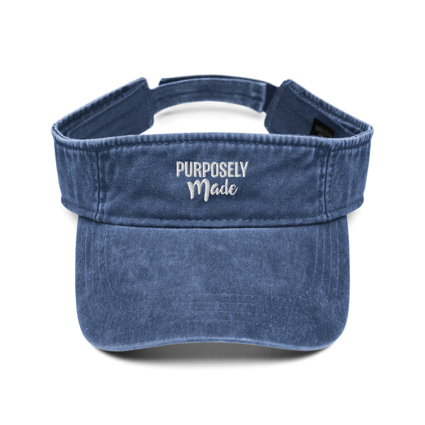 Purposely Made | Unisex Denim Visor