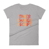 Time to Change The Script | Women's Fitted Short Sleeve T-Shirt