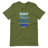 Belief + Trust + Action = Faith | Short-Sleeve Unisex T-Shirt