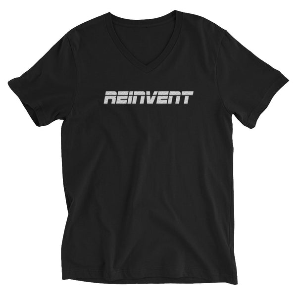 Reinvent® | Unisex Short Sleeve V-Neck T-Shirt